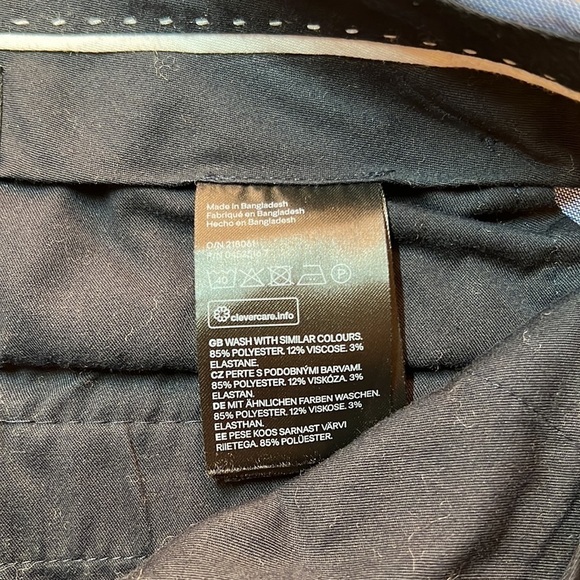 H&m Suit Pants Skinny Fit Size 38 x 32 - Picture 8 of 10